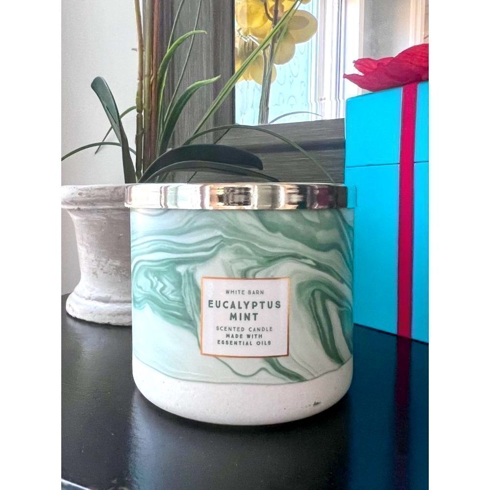 BBW EUCALYPTUS MINT Candle Bath And Body Works